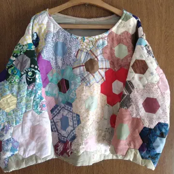 패치워크 빈티지 풀오버 빈티지 퀼트