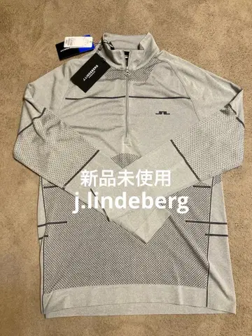 미사용 새상품 J.Lindeberg 그레이 하프 지퍼 셔츠