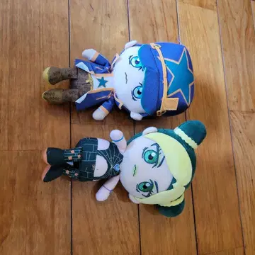 애니메이션 캐릭터 봉제 인형 2체 세트