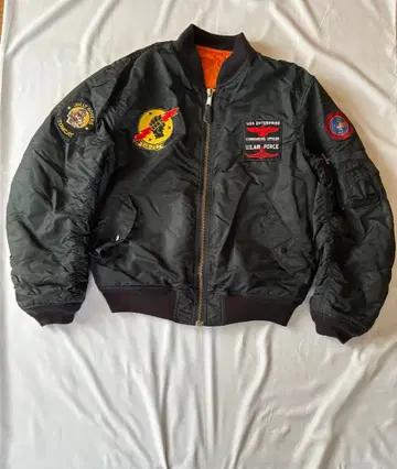 MA-1 플라이트 자켓 블랙