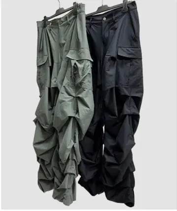 amnjx 27circus 카고 팬츠 블랙