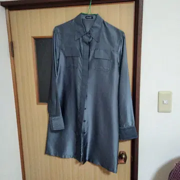 RIVER ISLAND 그레이 셔츠 드레스