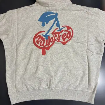 MILKFED. 양면 발포 프린트 후드티 트레이닝복