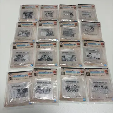 드래곤볼 40주년 제일복권 H상 로고 블록 16종