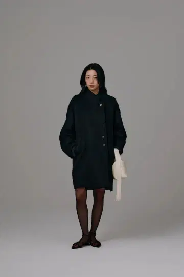 [ 이번 시즌 ] louren shaggy half coat