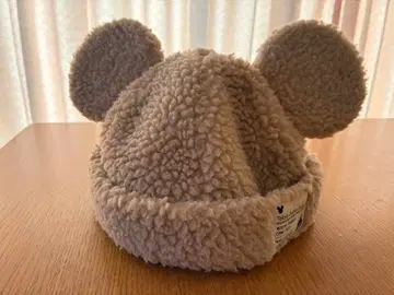 도쿄 디즈니 리조트 미키 복슬복슬 귀 달린 모자