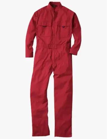 레드 오버롤 작업복 L 사이즈