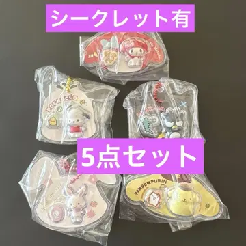 산리오 캐릭터즈 패키지 참&초코 시크릿 5종