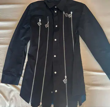 hazama/조율 셔츠/터콰이즈/M 사이즈