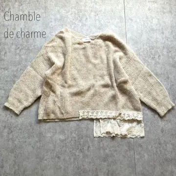 샹브르 드 샤르므 Chamble de charme 레이스 니트