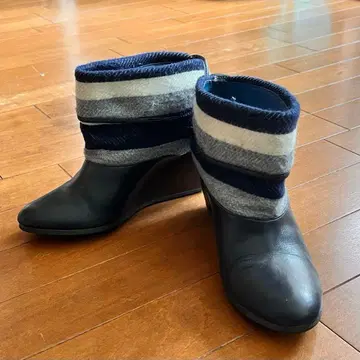 캠퍼 웨지솔 숏부츠