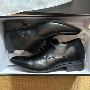 블랙 가죽 드레스 슈즈