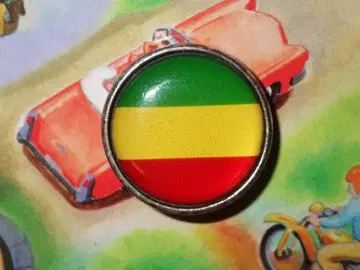 90'S 라스타 핀즈 빈티지 핀 배지 자메이카 레게 USA