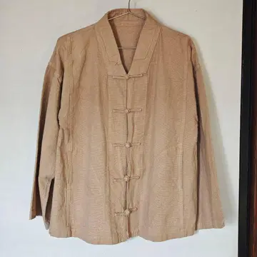 쳉 선생님의 일상복 차이나 겉옷 베이지