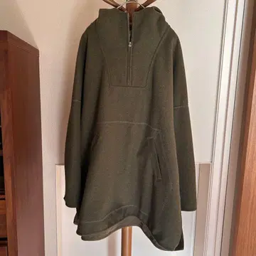 FRAMeWORK 후드 판초 카키