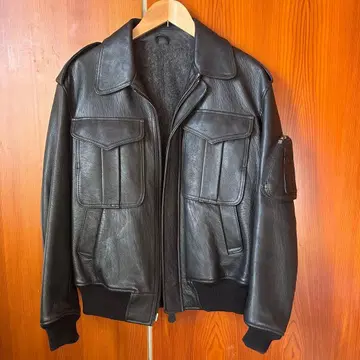 멘즈비기 가죽 재킷 빈티지 키쿠치 타케오