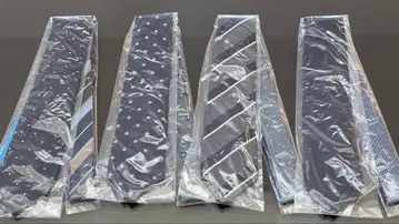 man about town 넥타이 4개 세트 네이비