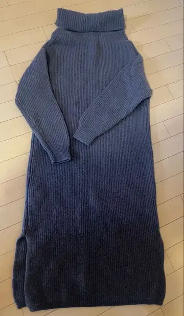 nano universe 리브 터틀넥 원피스