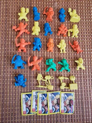 힘내라 고에몽 지우개 풀세트 패미컴 캐릭터 근육맨 지우개