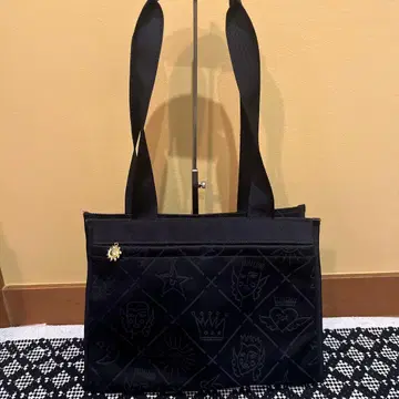 새상품급 CASTELBAJAC 카스텔바작 블랙 토트백 모노그램 금