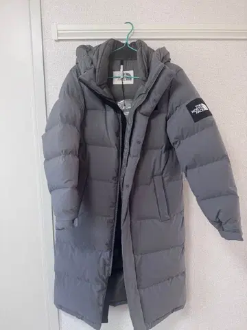 THE NORTH FACE 그레이 롱 다운 자켓