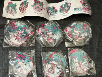 하츠네 미쿠 레이싱 미쿠 아크릴 키체인 2025ver. 컴프 세트