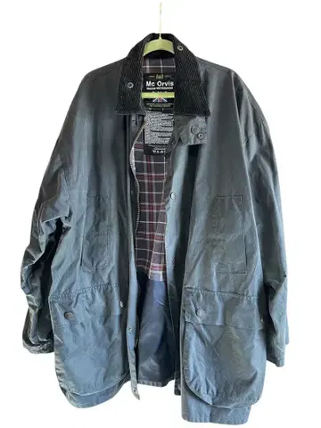 맥오비스 맥올비스 그레이트 브리튼제 오일드 자켓 코트 L