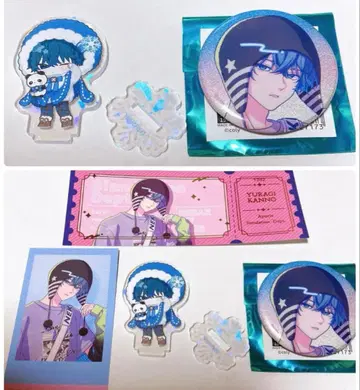 브레이브 마이 소울 카노요 흔들림 아크릴 스탠드 캔뱃지 사진풍 카드 특전