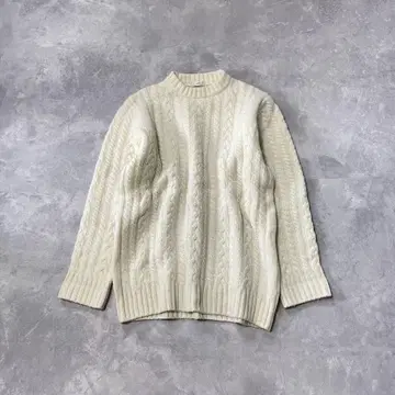 yori 울 케이블 니트