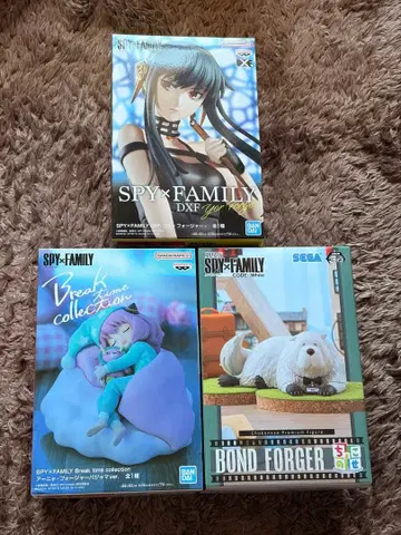 SPY x FAMILY 피규어 3 점 세트