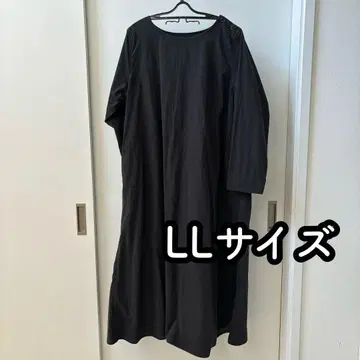 [ 써니클라우드 ] 블랙 롱 원피스 긴팔 뒷면에 슬릿