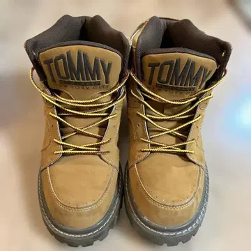TOMMY 워크 부츠 US 9 브라운 85 자수