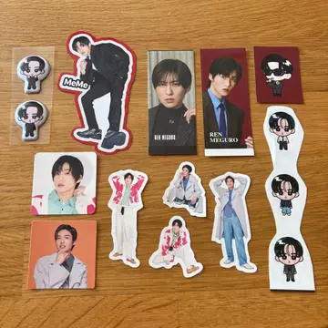 Snow Man 메구로 렌 스티커 세트