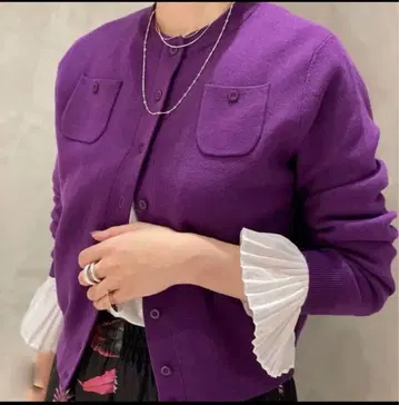 CABaN 코튼 캐시미어 크루넥 가디건