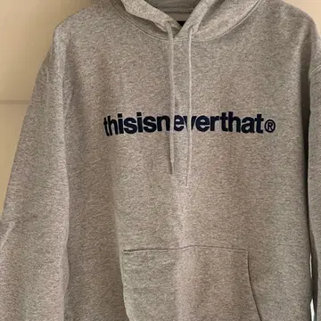 thisisneverthat 그레이 후드 부착 후드티 L 사이즈