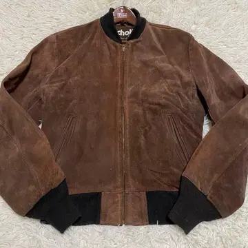 [고품질] Schott 스웨이드 가죽 블루종 자켓 38