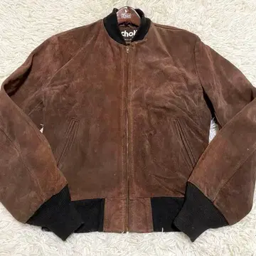 [ 극레어 ] Schott 스웨이드 가죽 327 MA-1 자켓 38