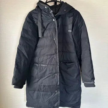 블랙 다운 자켓 L 사이즈