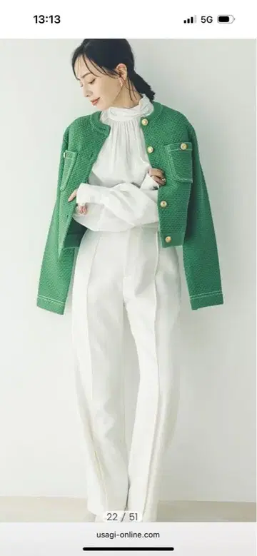 아뉴앙스 더블 새틴 스트레이트 팬츠