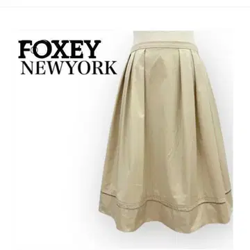 새상품급 폭시 뉴욕 플레어 스커트 미디 스커트 38