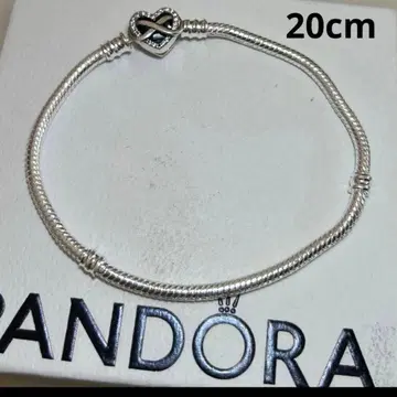 PANDORA 인피니티하트 스네이크체인 브레이슬릿