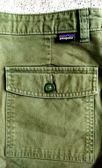 [Patagonia] 크롭 팬츠 카고 팬츠 올리브 그린 S