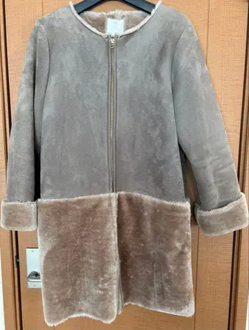 ag by aquagirl 롱 코트 무스탕 코트