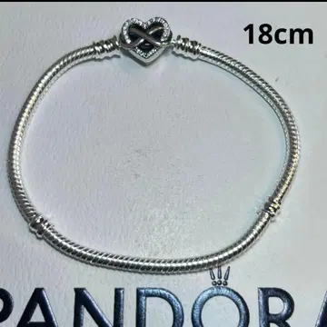 PANDORA Infinityheartsnakechain bracelet