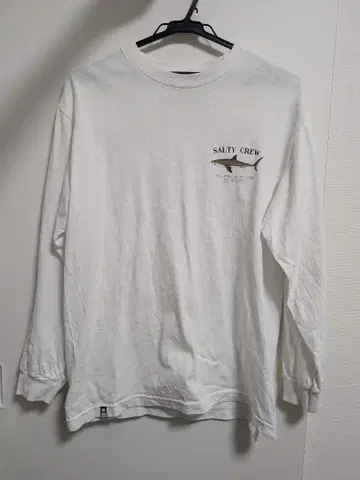 [ 중고 ] SALTY CREW 긴팔 티셔츠 화이트