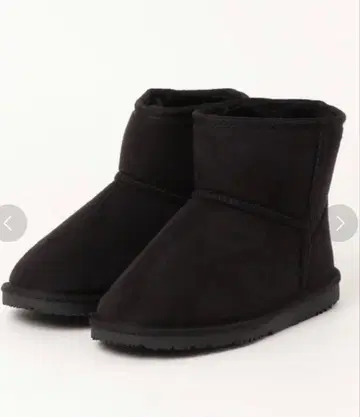 미사용 새상품 SUGARSUGAR/숏 무스탕 부츠