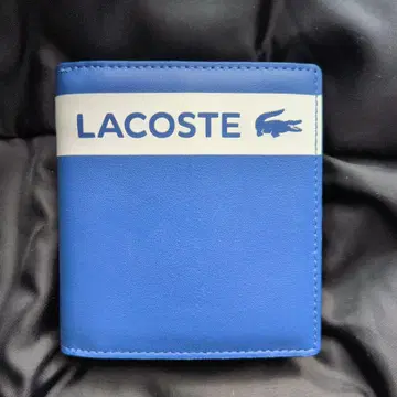 LACOSTE 이단 접이식 지갑 파랑