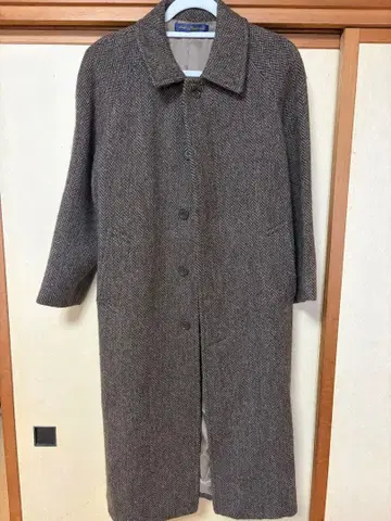 new yorker 헤링본 롱 코트