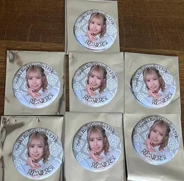 사사키 리코 라이브 RE;VERSI 화이트 캔뱃지 7개 세트