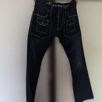 FUNCTION 부츠컷 데님 다크 데님